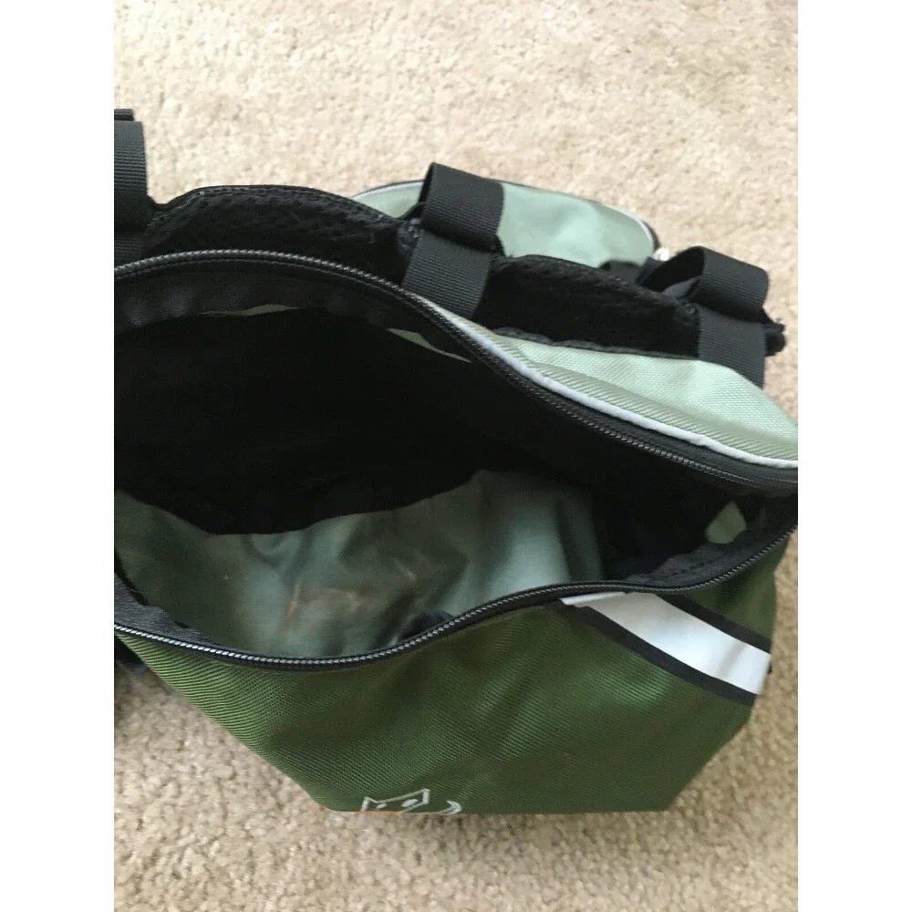 Olly Dog Sport Pet Saddle Backpack Bag Outdoor Green